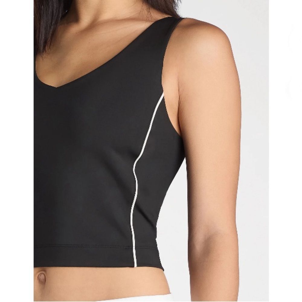 Women's Active Sports Piped Bra Tank Top & Leggings 2-Piece Size L - Picture 10 of 14
